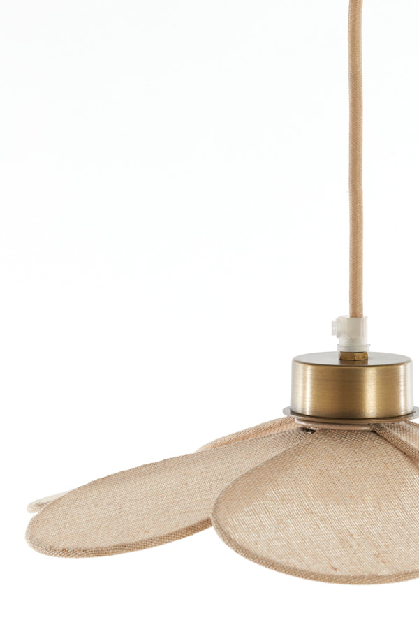 Light & Living Hanglamp 'Fyano' 30cm, kleur Zand