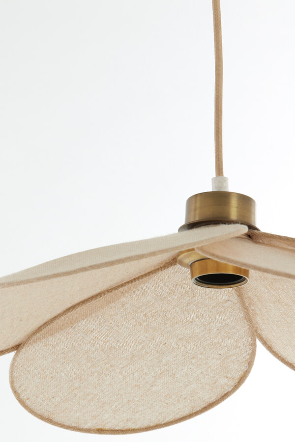 Light & Living Hanglamp 'Fyano' 46cm, kleur Zand