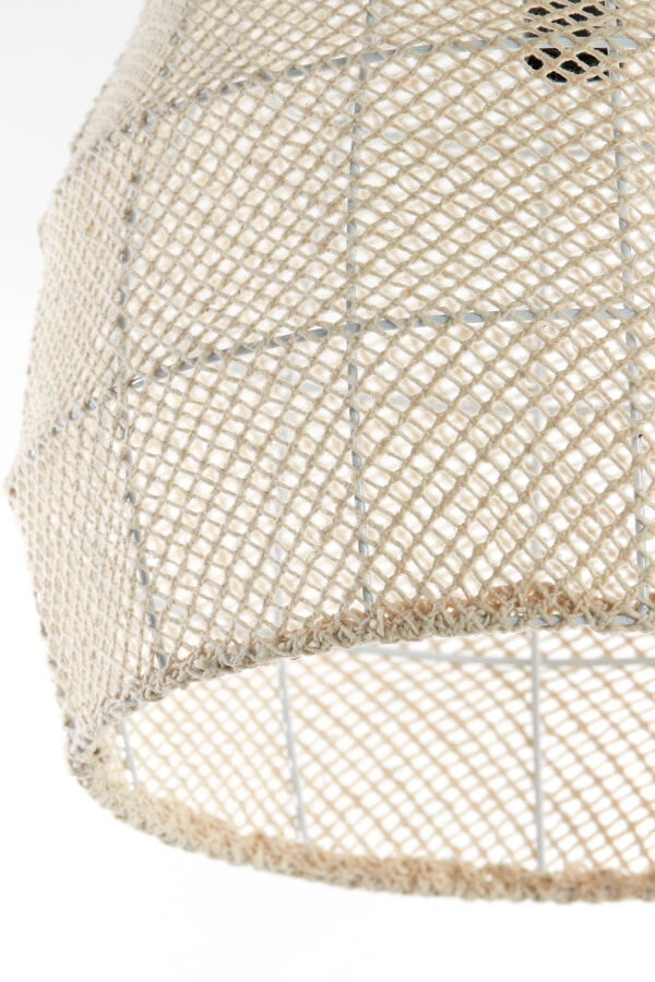 Light & Living Hanglamp 'Makassar' 42cm, kleur Crème
