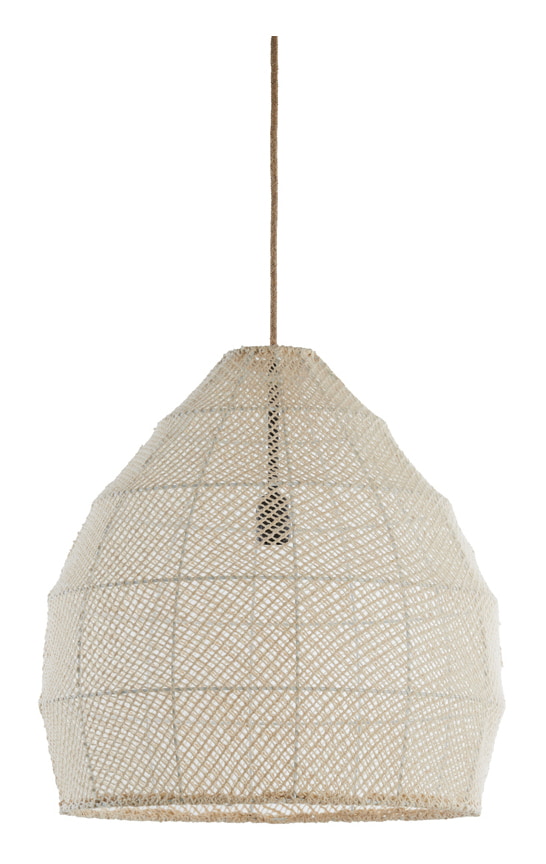 Light & Living Hanglamp 'Makassar' 50cm, kleur Crème