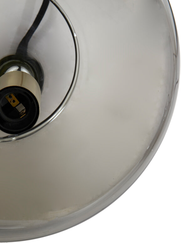 Light & Living Hanglamp 'Solna' 3-Lamps, kleur Smoke/Antiek Brons