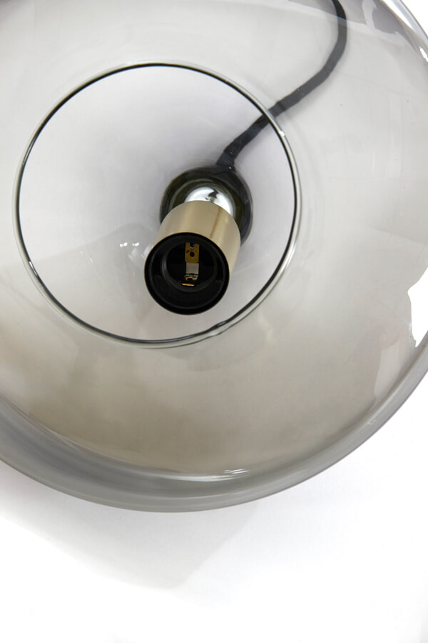 Light & Living Hanglamp 'Solna' 3-Lamps, kleur Smoke/Antiek Brons