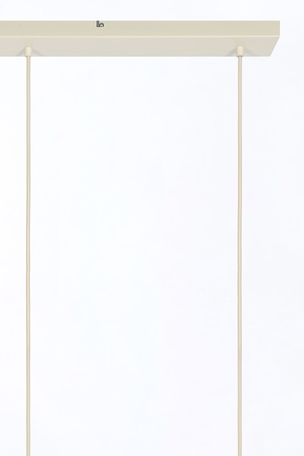 Light & Living Hanglamp 'Bisho' 3-lamps, kleur Crème