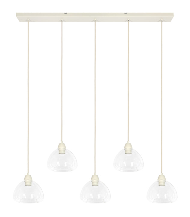 Light & Living Hanglamp Bisho - Crème