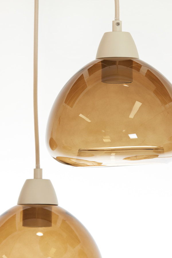 Light & Living Hanglamp 'Bisho' 10-Lamps, kleur Bruin