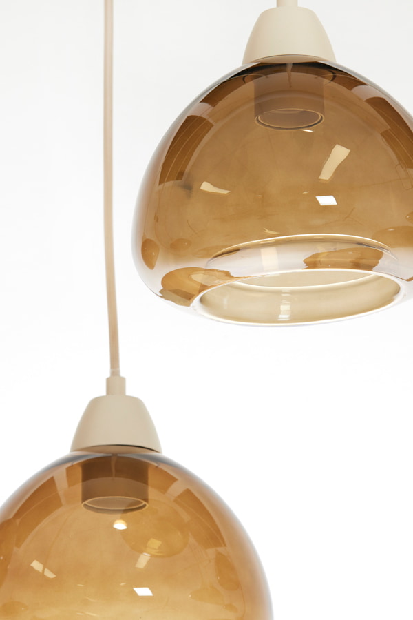 Light & Living Hanglamp 'Bisho' 10-Lamps, kleur Bruin