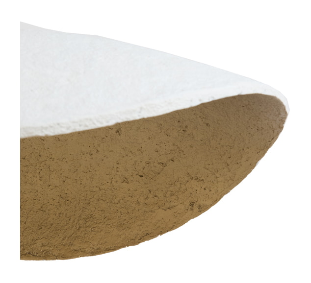 Light & Living Hanglamp 'Lonia' Papier Maché, 53cm, kleur Crème/Antiek Brons