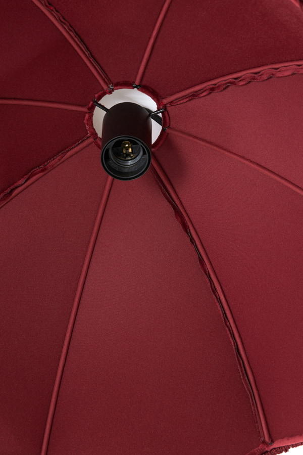 Light & Living Hanglamp 'Malacia' Velvet, 60cm, kleur Bordeaux