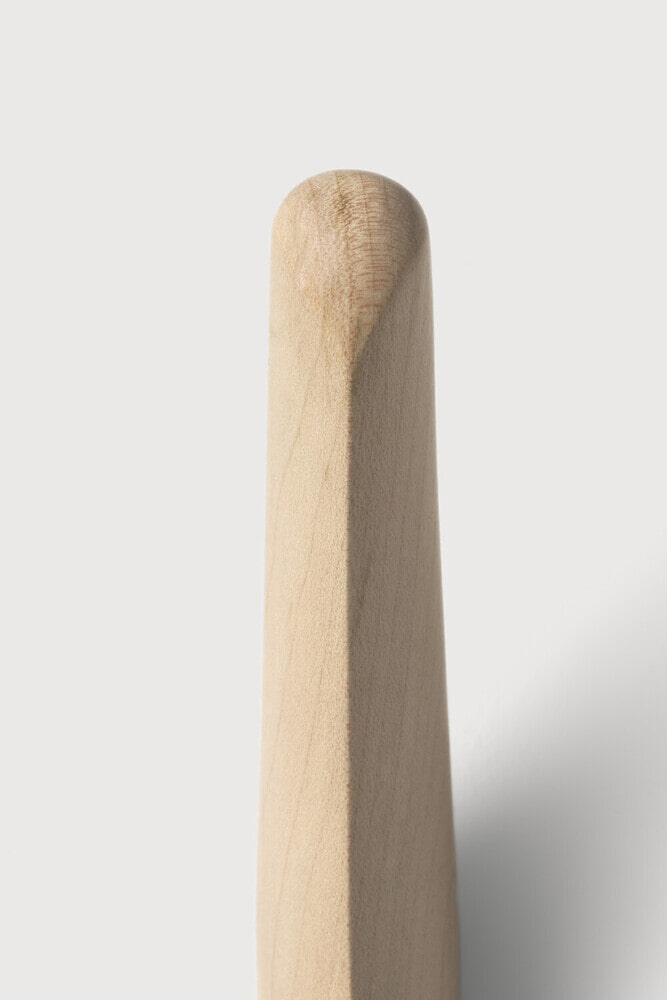 Ethnicraft Wandhaak 'PI' Mahoniehout, Set van 2 stuks, kleur Naturel