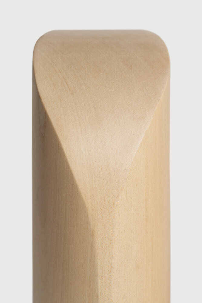 Ethnicraft Boekenstandaard 'PI' Plataanhout, Set van 2 stuks, kleur Naturel