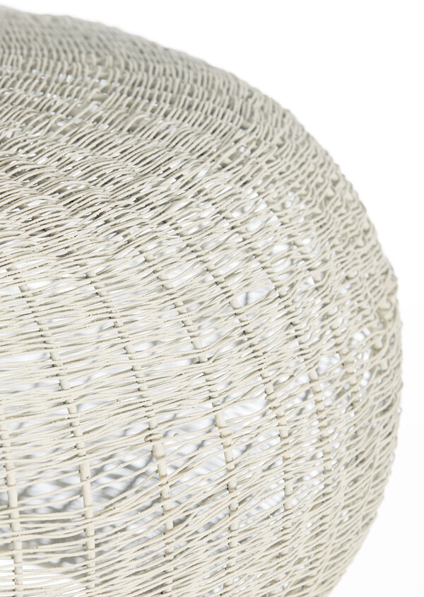 Light & Living Hanglamp 'Piedra' 59cm, kleur Crème