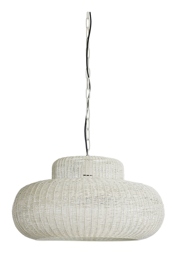 Light & Living Hanglamp Piedra 59cm - Crème