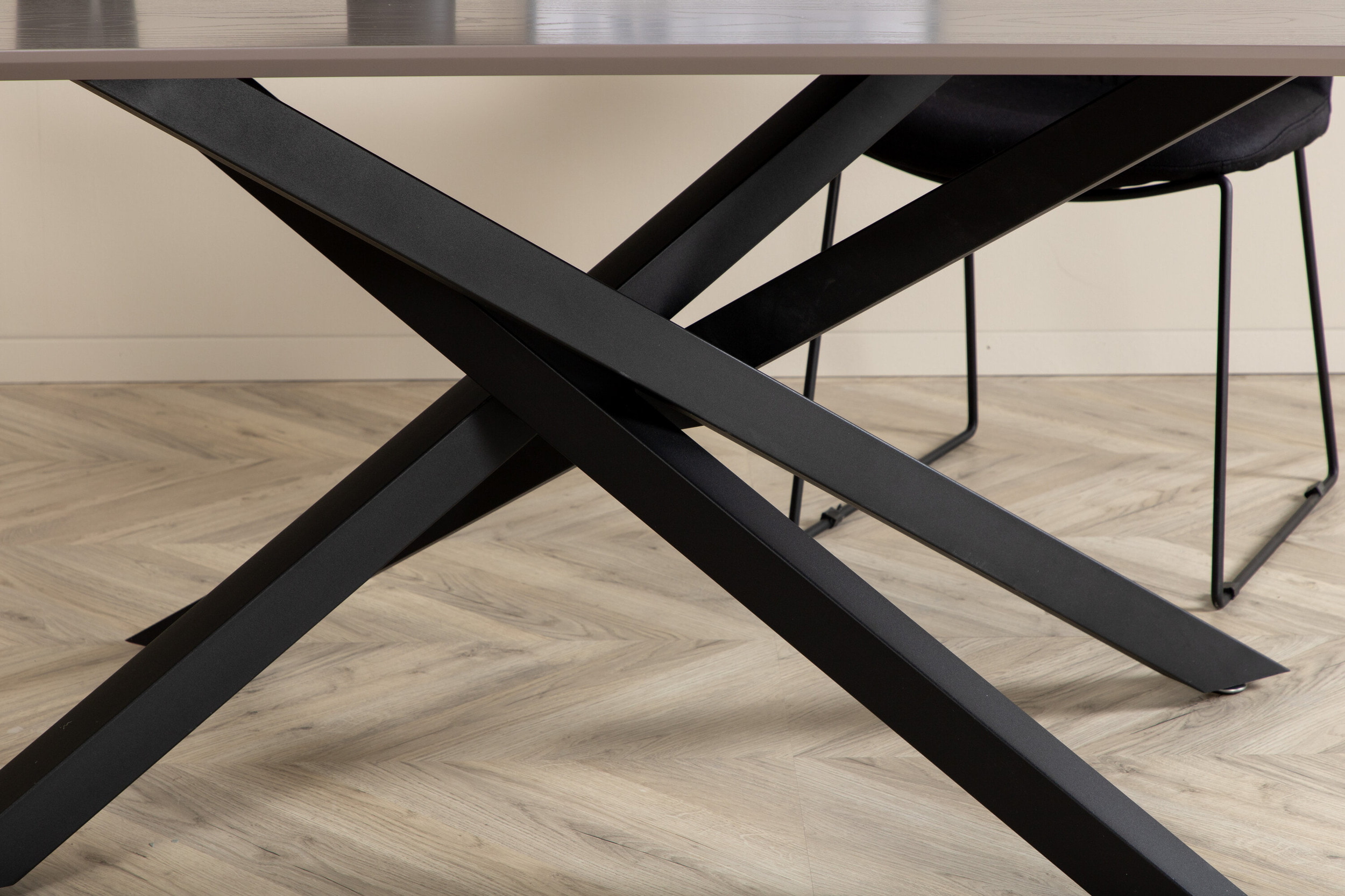 Nohr Eettafel 'Chenell' MDF, 180 x 90cm, kleur Grijs