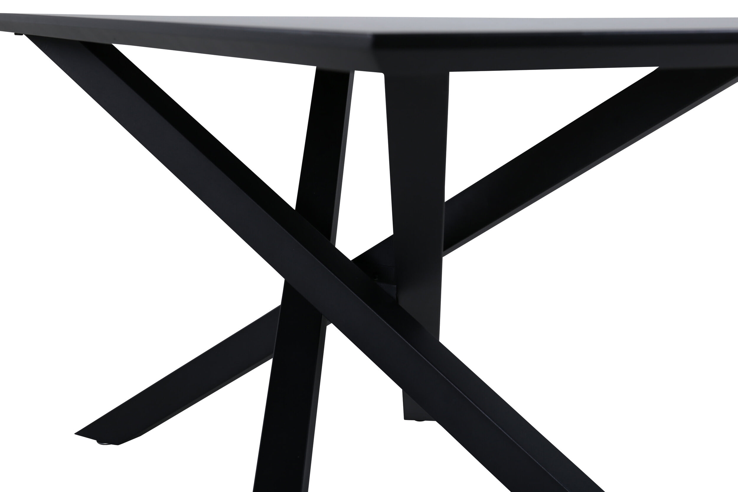 Nohr Eettafel 'Chenell' MDF, 180 x 90cm, kleur Zwart