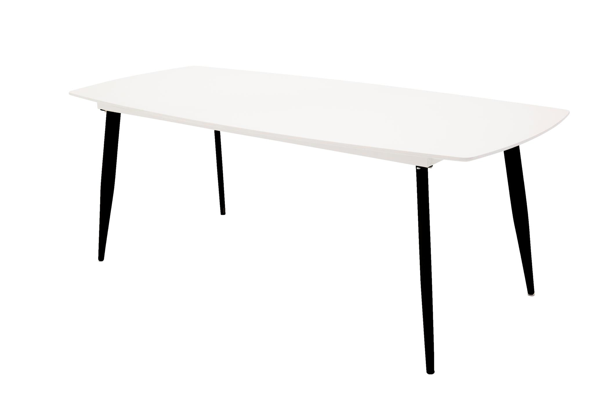 Nohr Eettafel Austina 240 x 100cm - Wit/Zwart