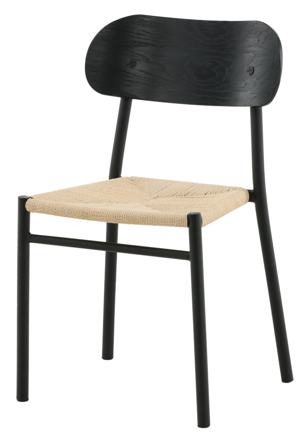 Nohr Eetkamerstoel 'Lakeithia' Rattan, kleur Naturel/Zwart