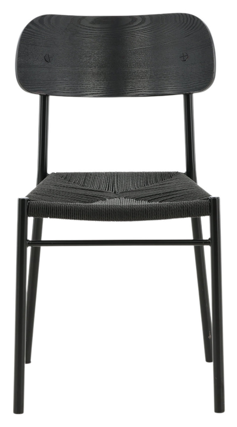 Nohr Eetkamerstoel 'Lakeithia' Rattan, kleur Zwart