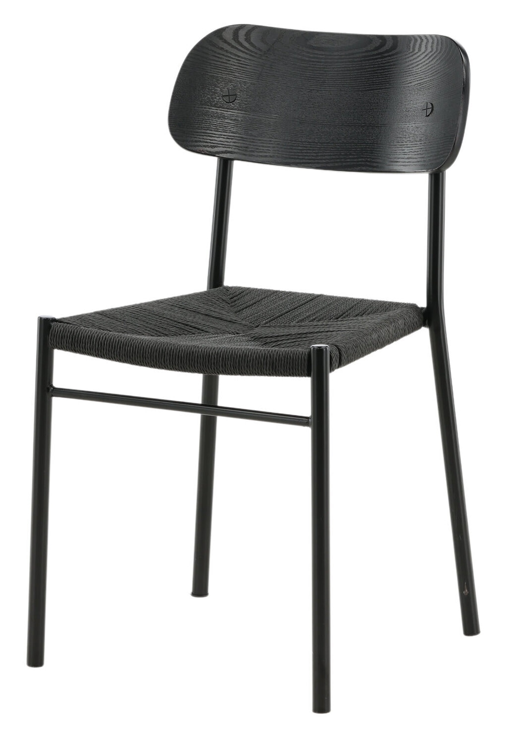 Nohr Eetkamerstoel 'Lakeithia' Rattan, kleur Zwart