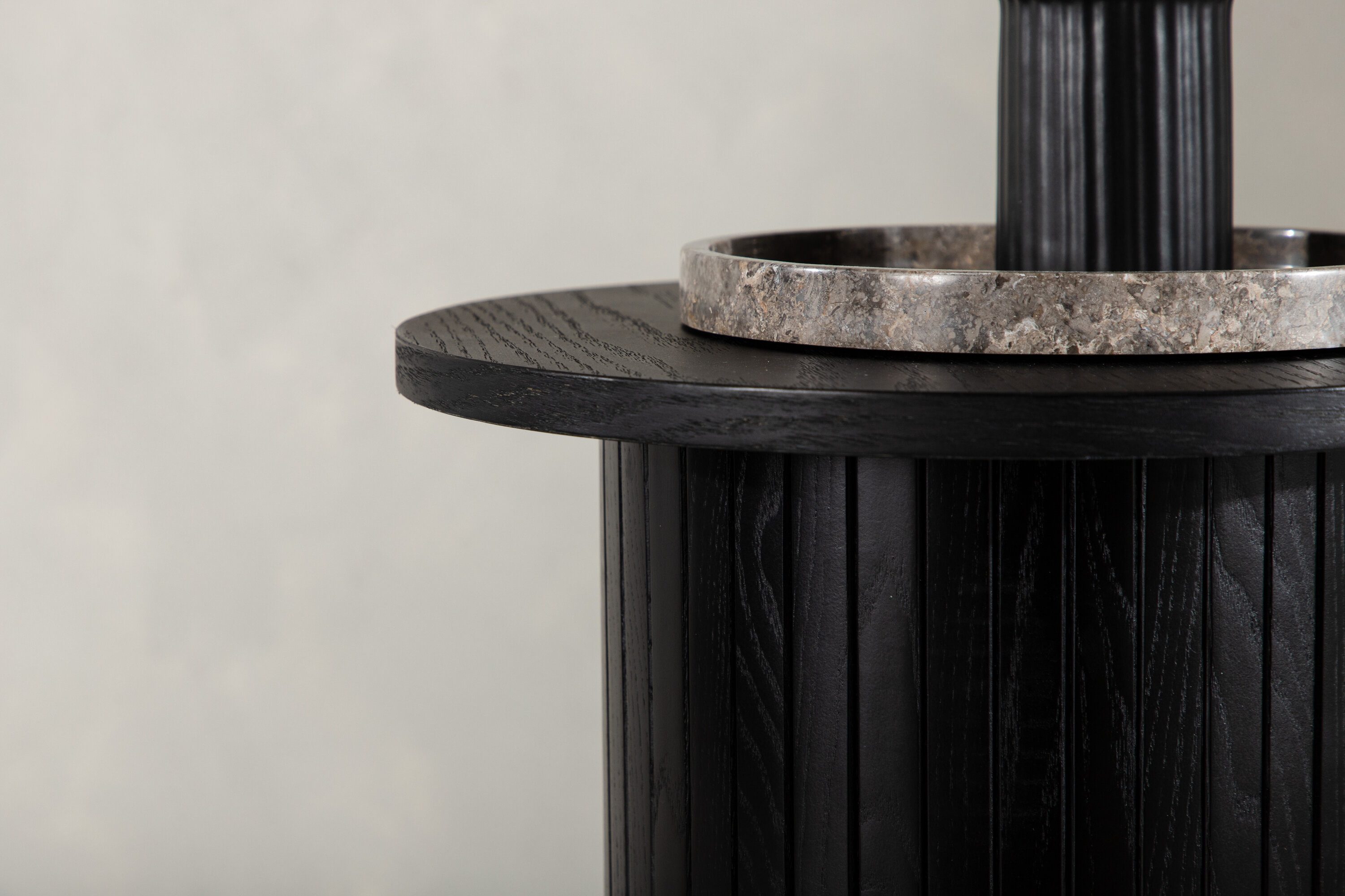 Nohr Ronde Bijzettafel 'Fionna' 40cm, kleur Zwart