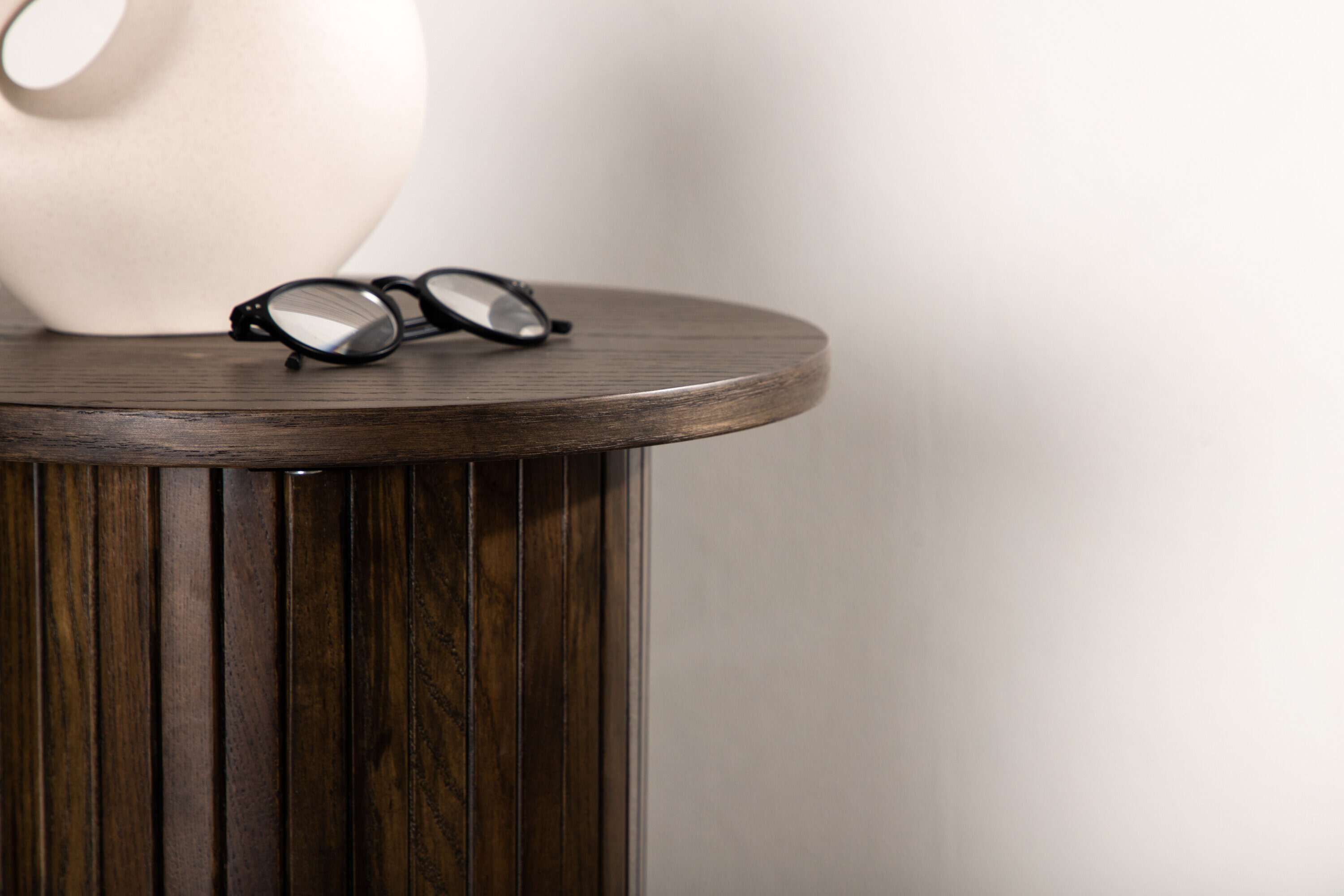 Nohr Ronde Bijzettafel 'Fionna' 40cm, kleur Mokka
