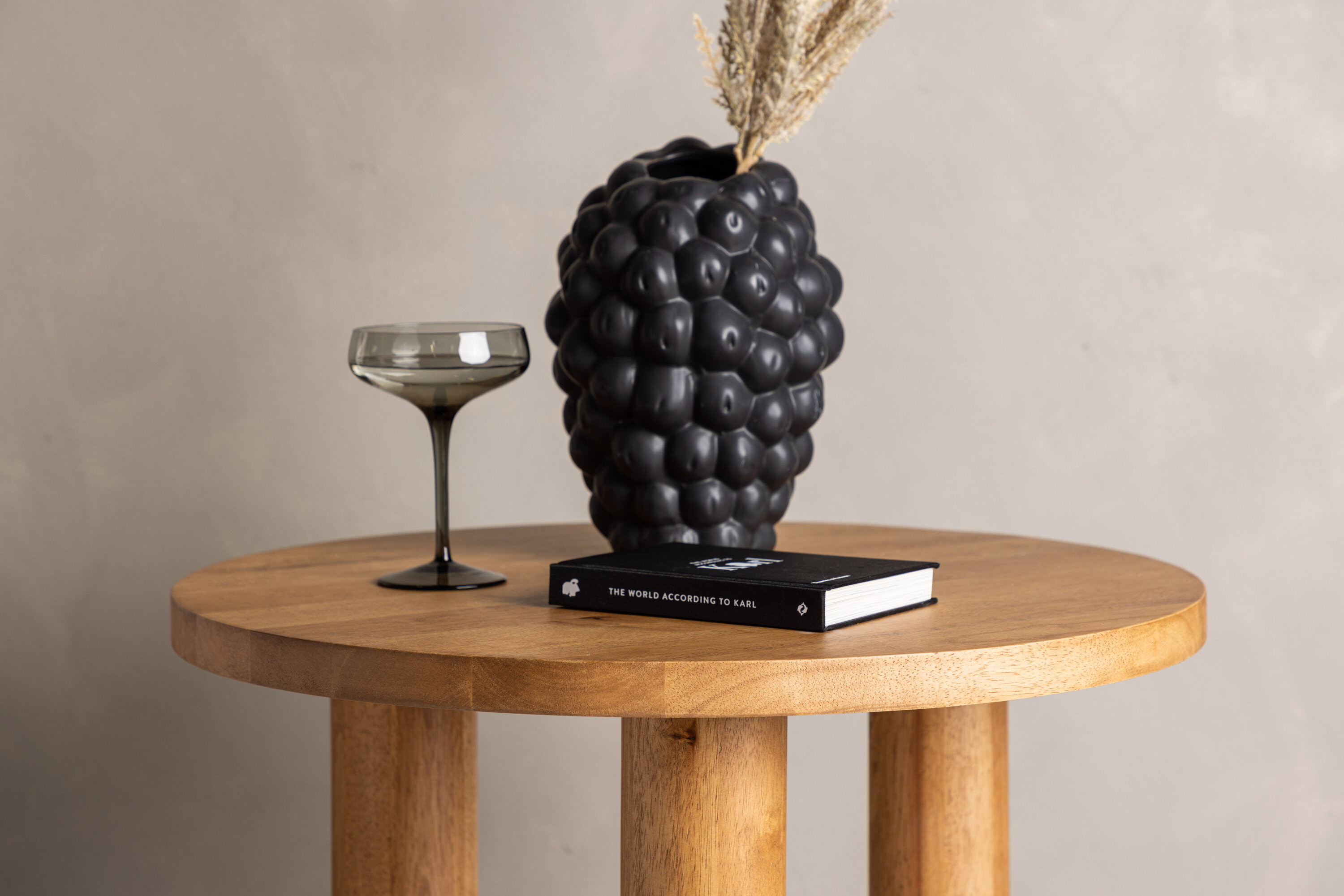 Nohr Ronde Salontafel 'Meghen' Rubberhout, 60cm
