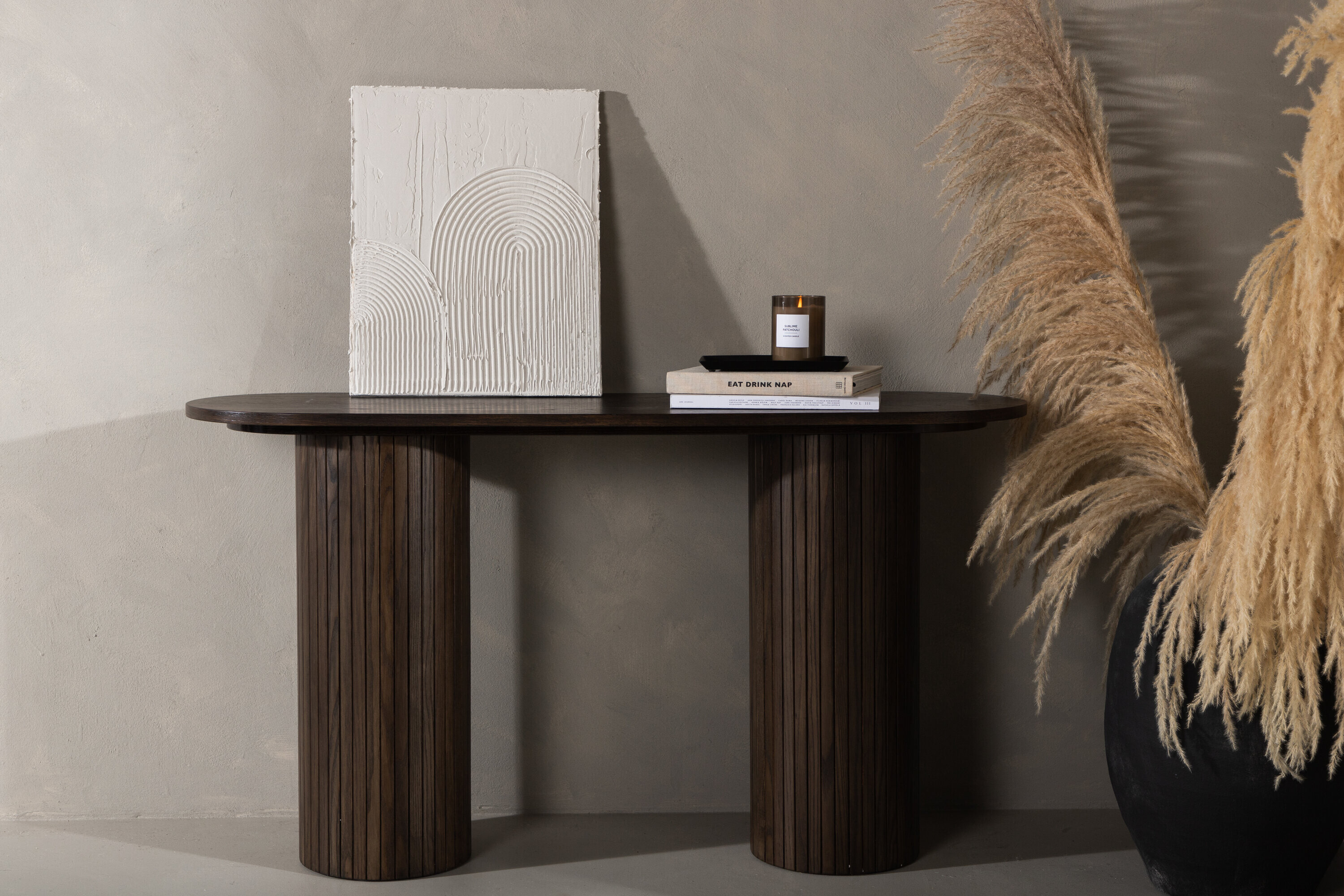 Nohr Sidetable 'Fionna' 130cm, kleur Mokka