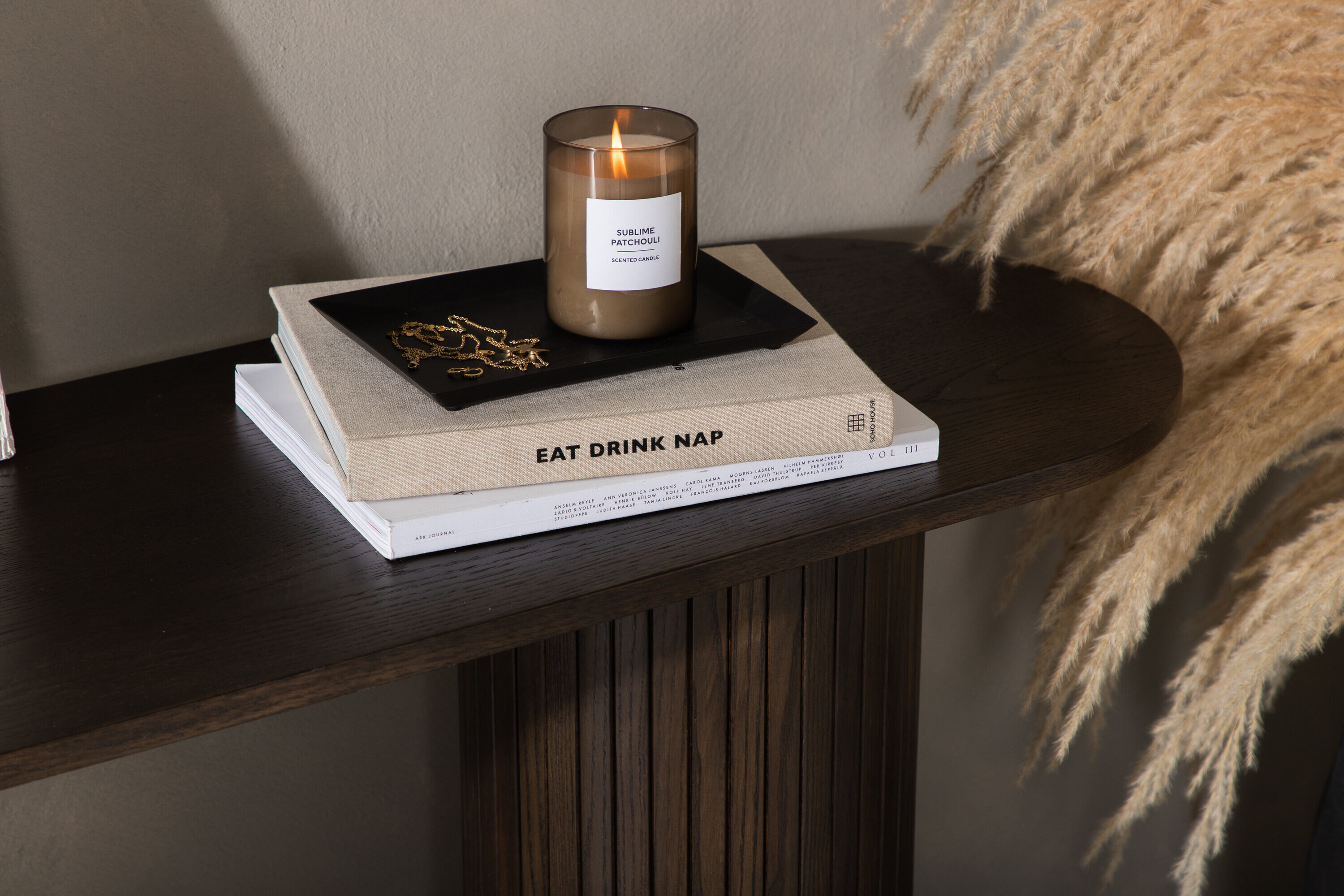 Nohr Sidetable 'Fionna' 130cm, kleur Mokka