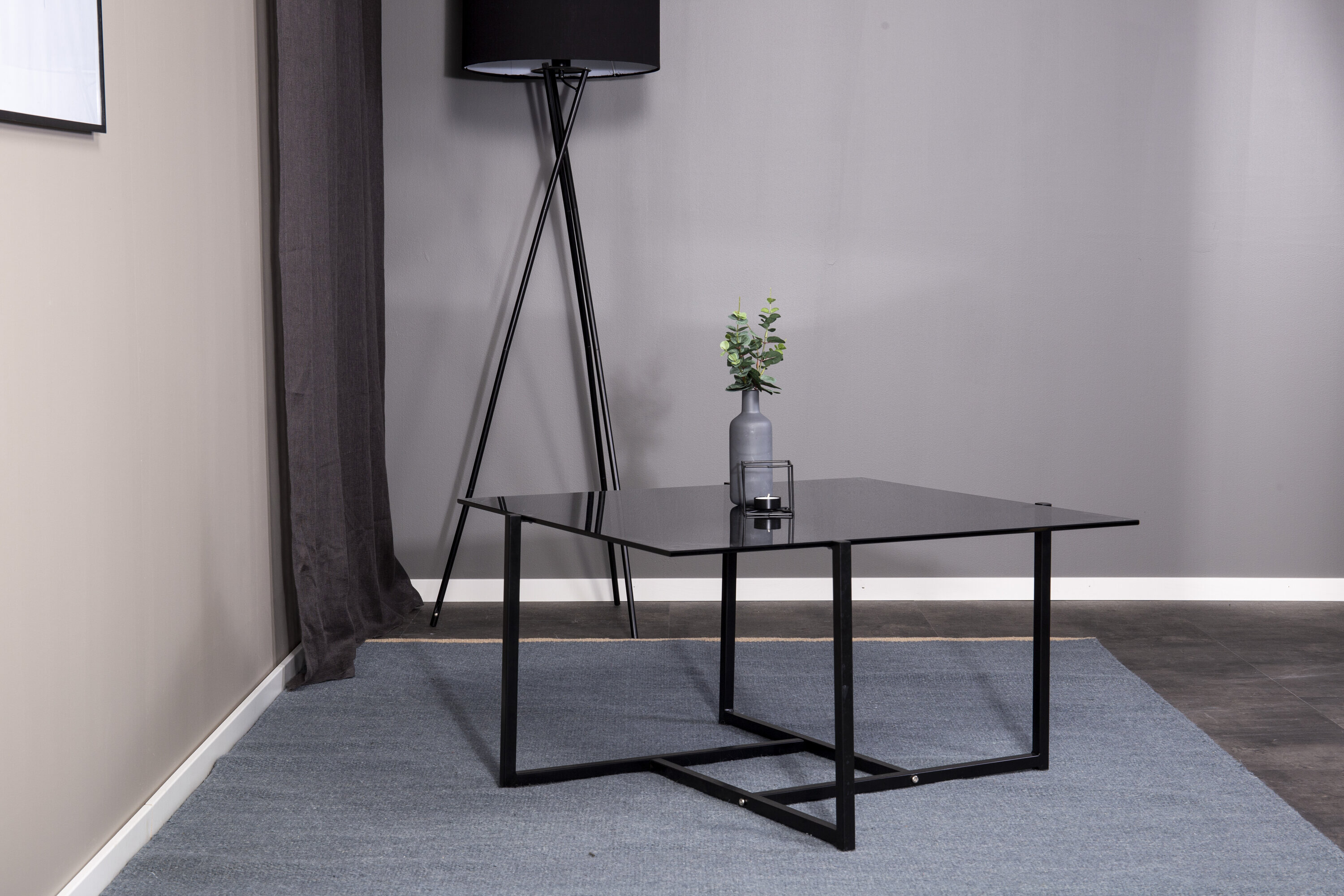 Nohr Salontafel 'Katelynne' 80 x 80cm, kleur Zwart