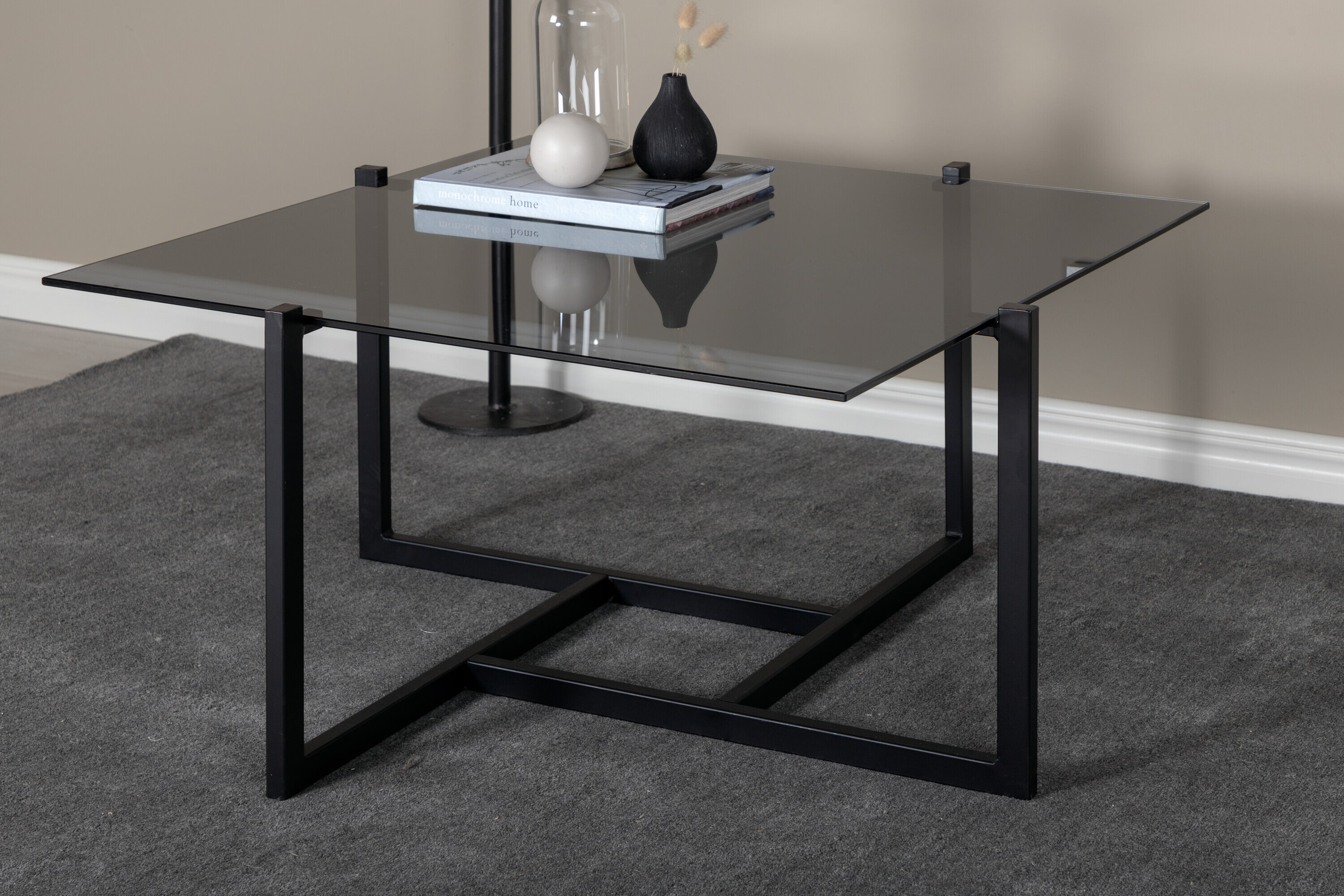 Nohr Salontafel 'Katelynne' 80 x 80cm, kleur Zwart