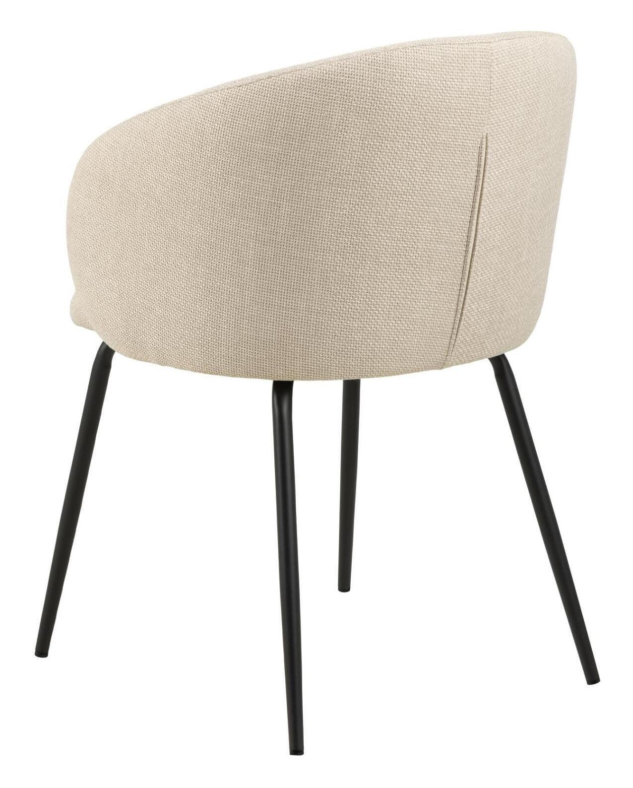 Bendt Eetkamerstoel 'Cristi' Structuurstof, kleur Beige