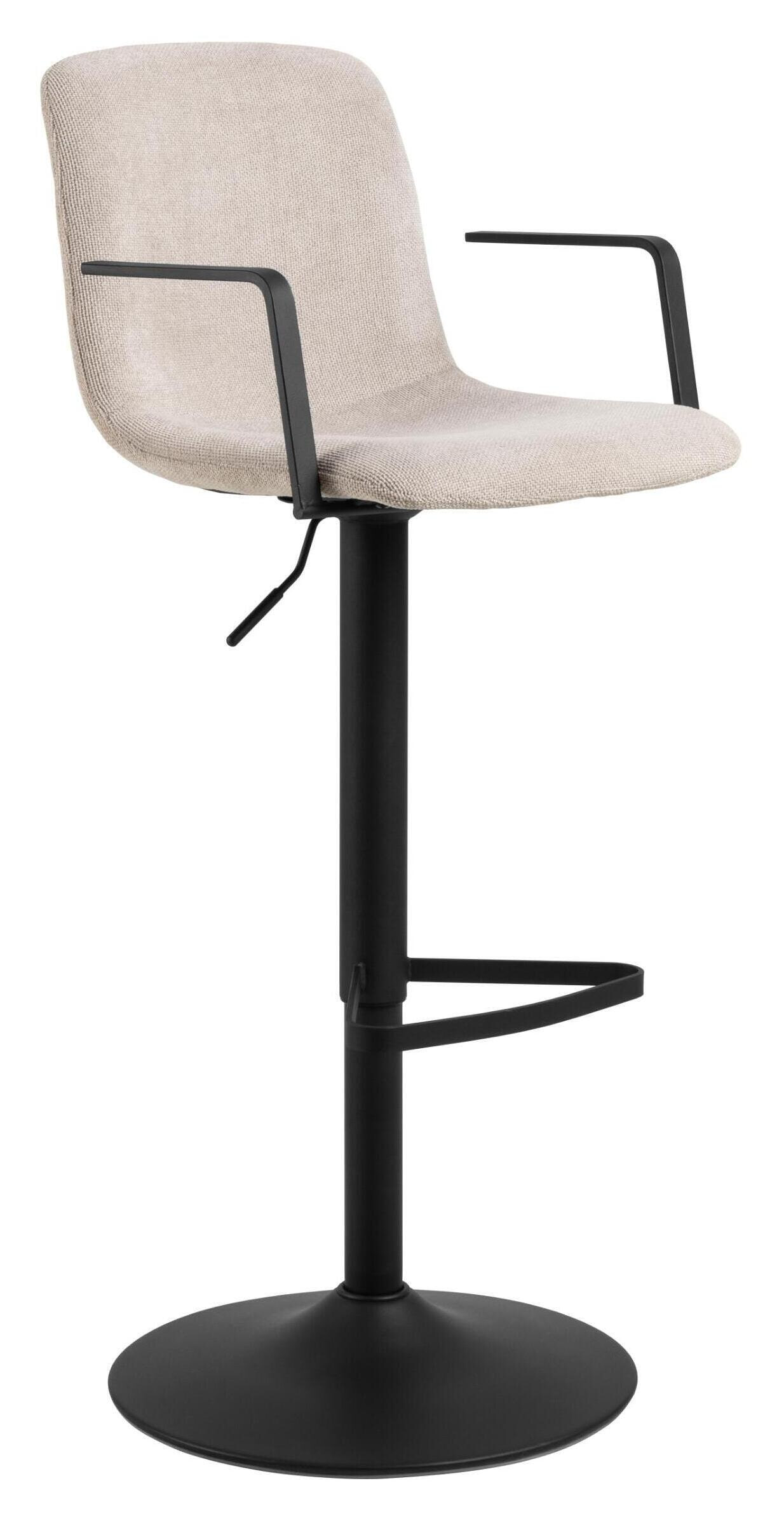 Bendt Barkruk 'Seaton' (zithoogte 61-82cm), kleur Beige