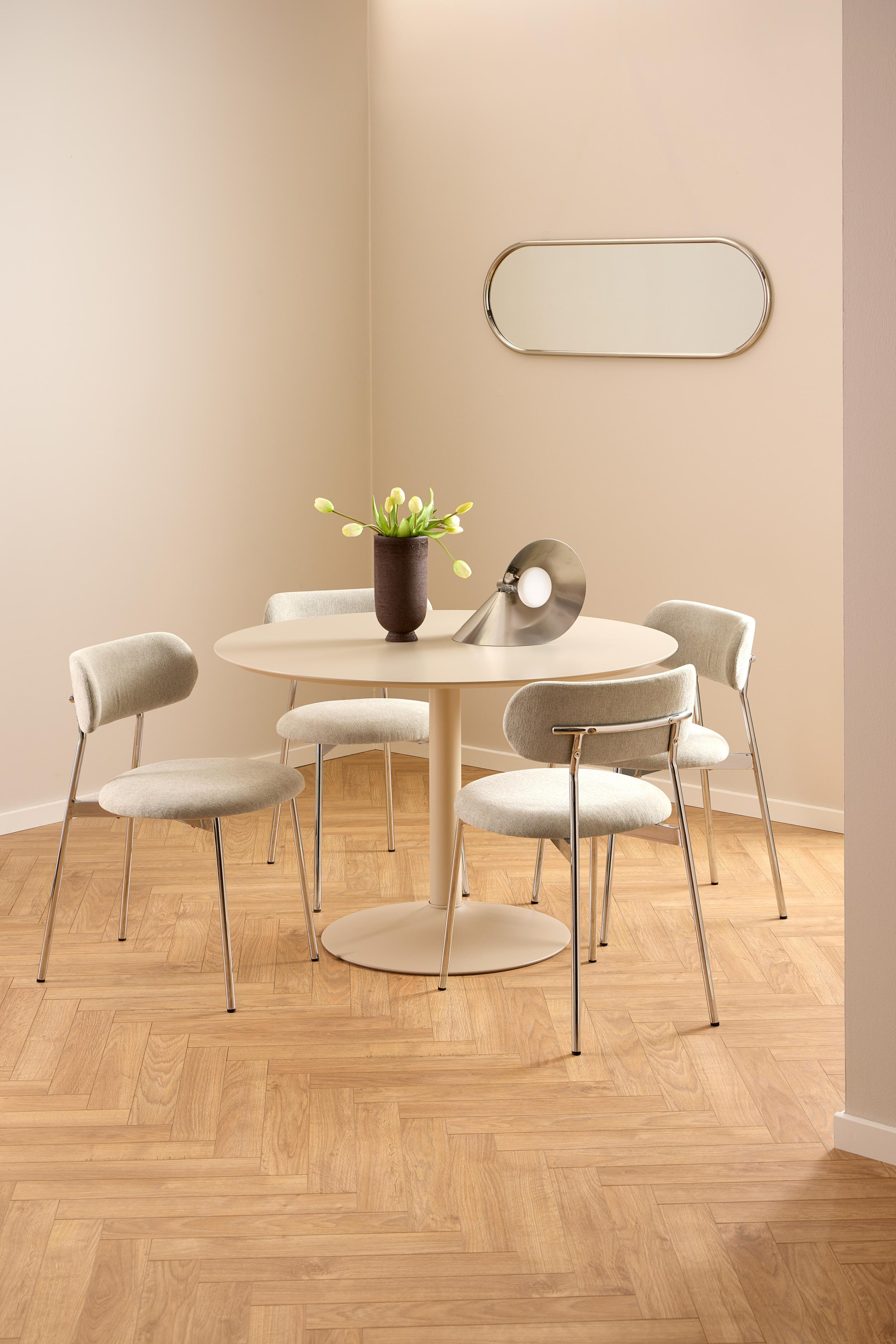 Bendt Ronde Eettafel 'Ibiza' 110cm, kleur Beige