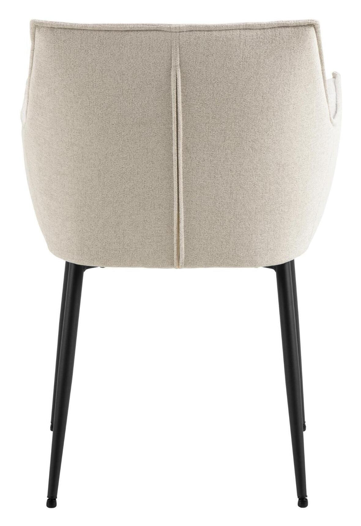 Bendt Eetkamerstoel 'Jestin' Structuurstof, kleur Beige