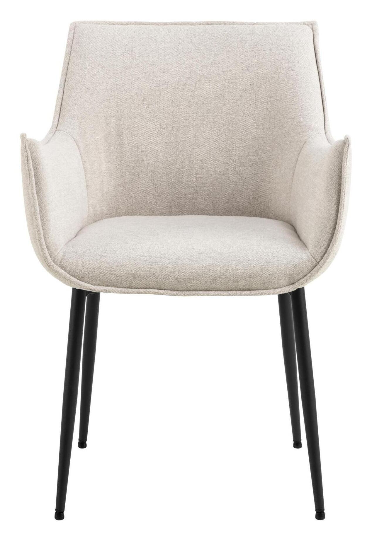 Bendt Eetkamerstoel 'Jestin' Structuurstof, kleur Beige
