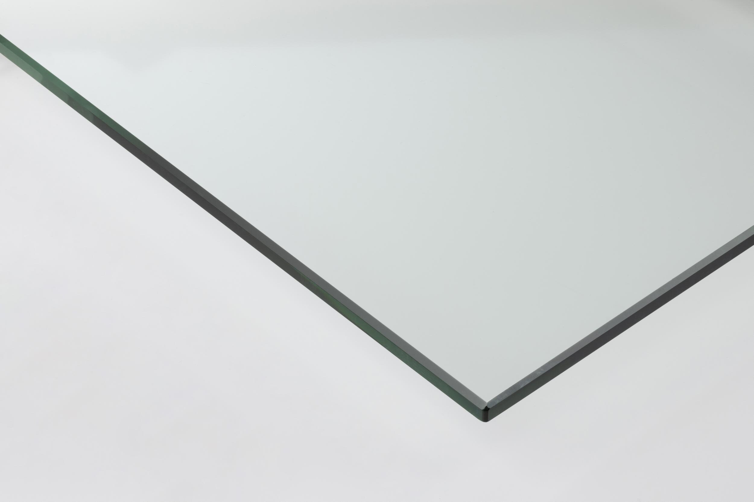 Bendt Glazen Sidetable 'Lone' Chroom, 110cm