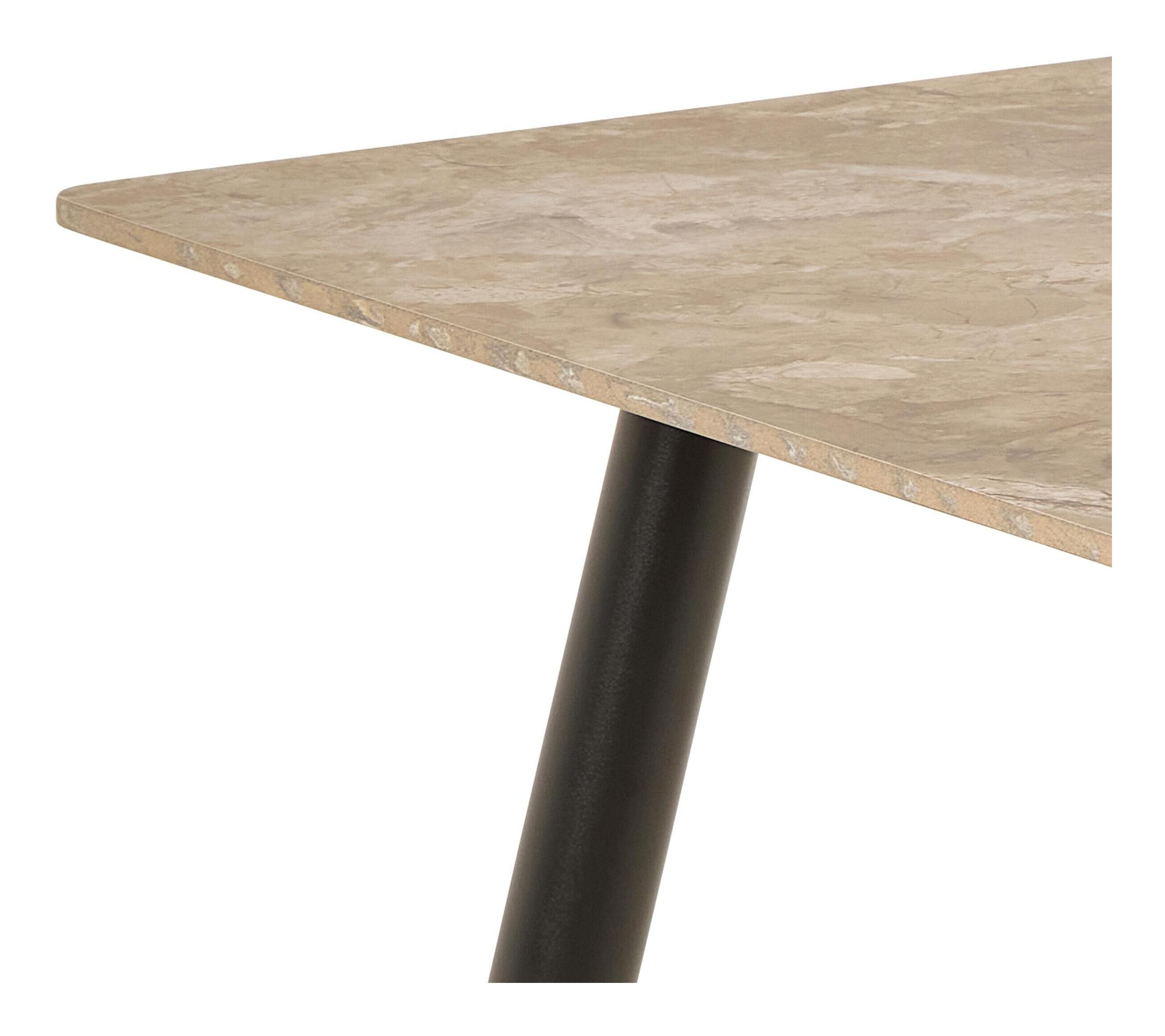 Bendt Eettafel 'Ib' Keramiek, 140 x 80cm, kleur Bruin