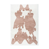 Kayoom Vloerkleed 'Rabbit Cow' kleur bruin / wit, 160 x 230cm
