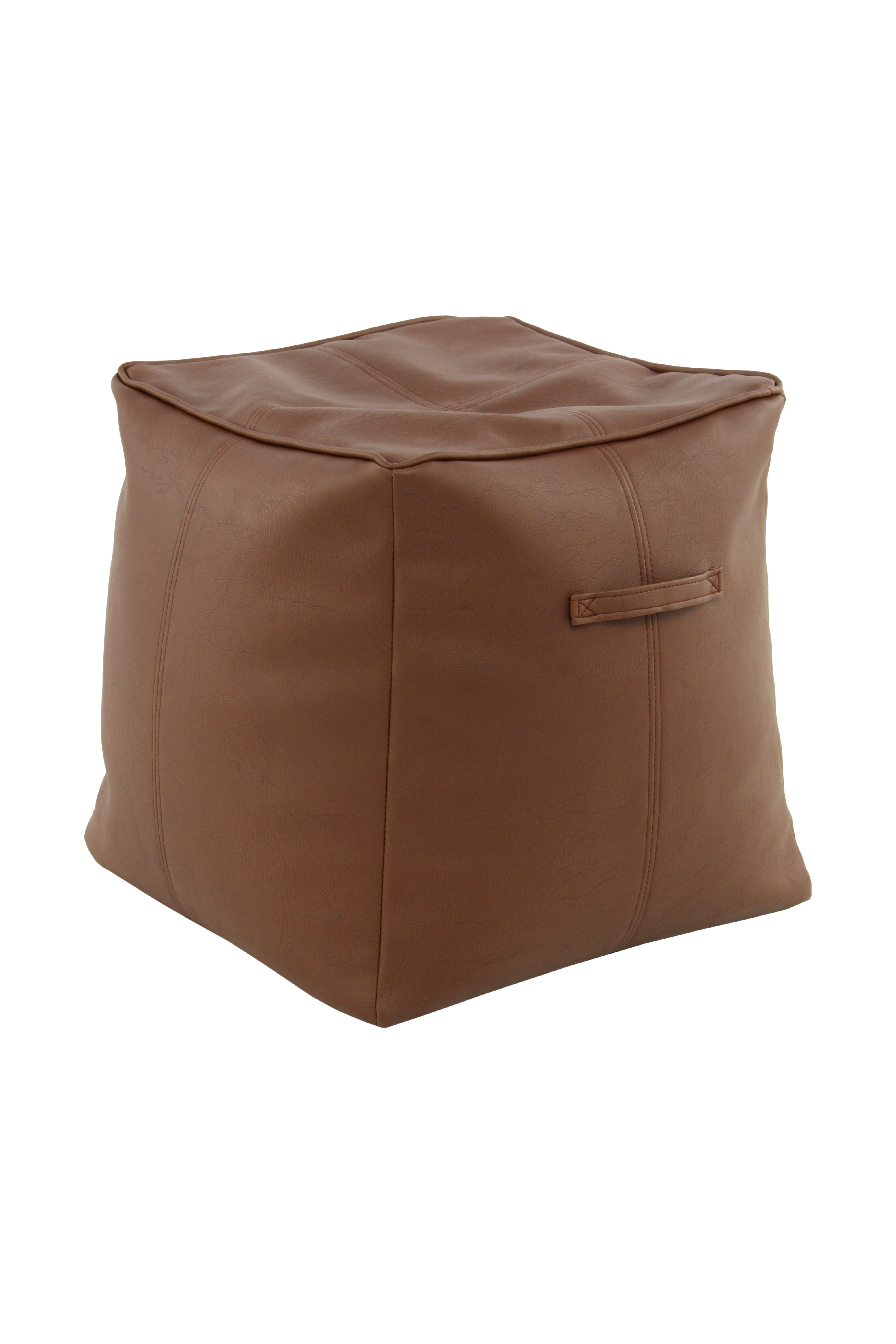 Kayoom Pouf 'Travis' 45 x 45cm, kleur bruin Kayoom Pouf 'Travis' 45 x 45cm, kleur bruin