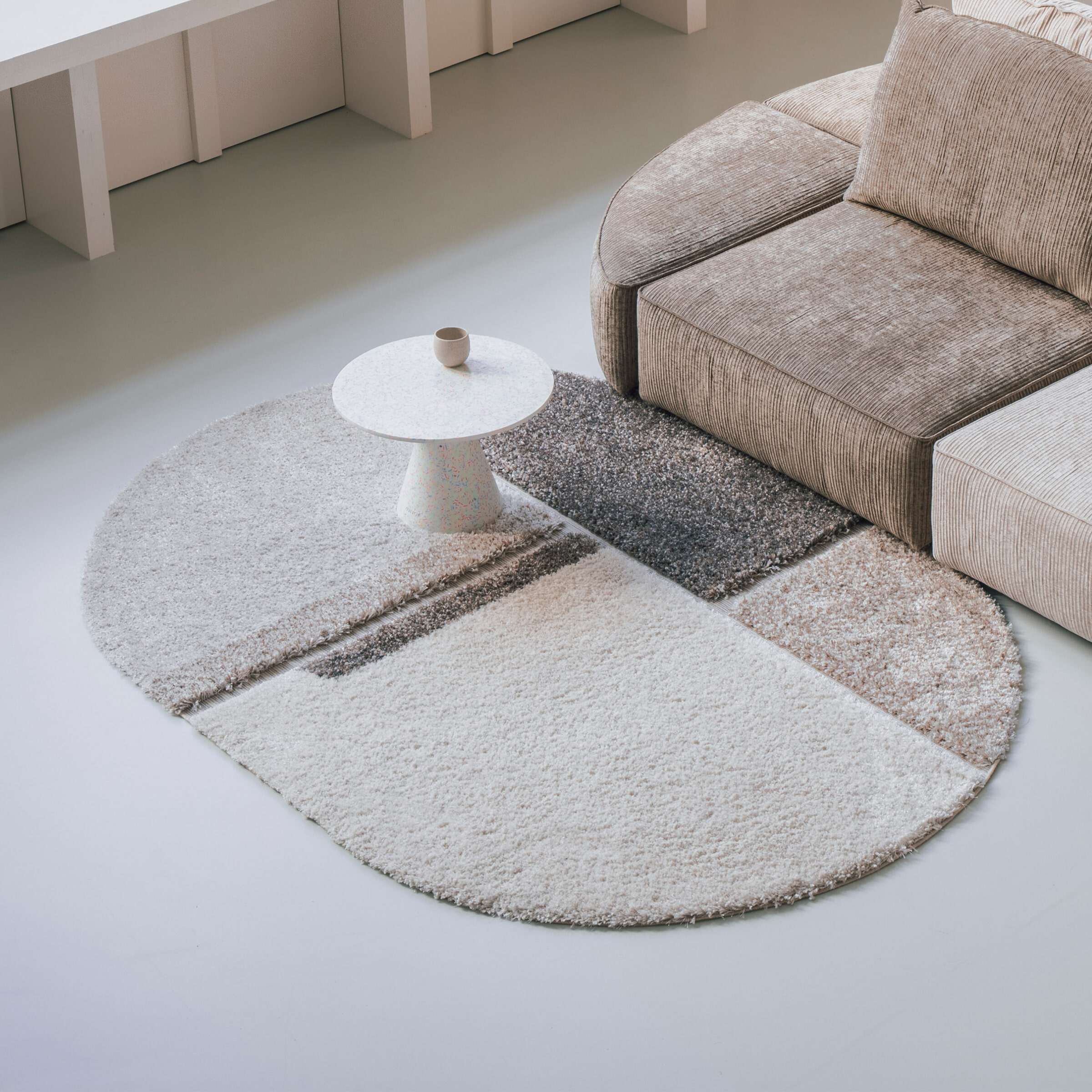 Zuiver Ovaal Vloerkleed 'Zest' 160 x 230cm, kleur Bruin