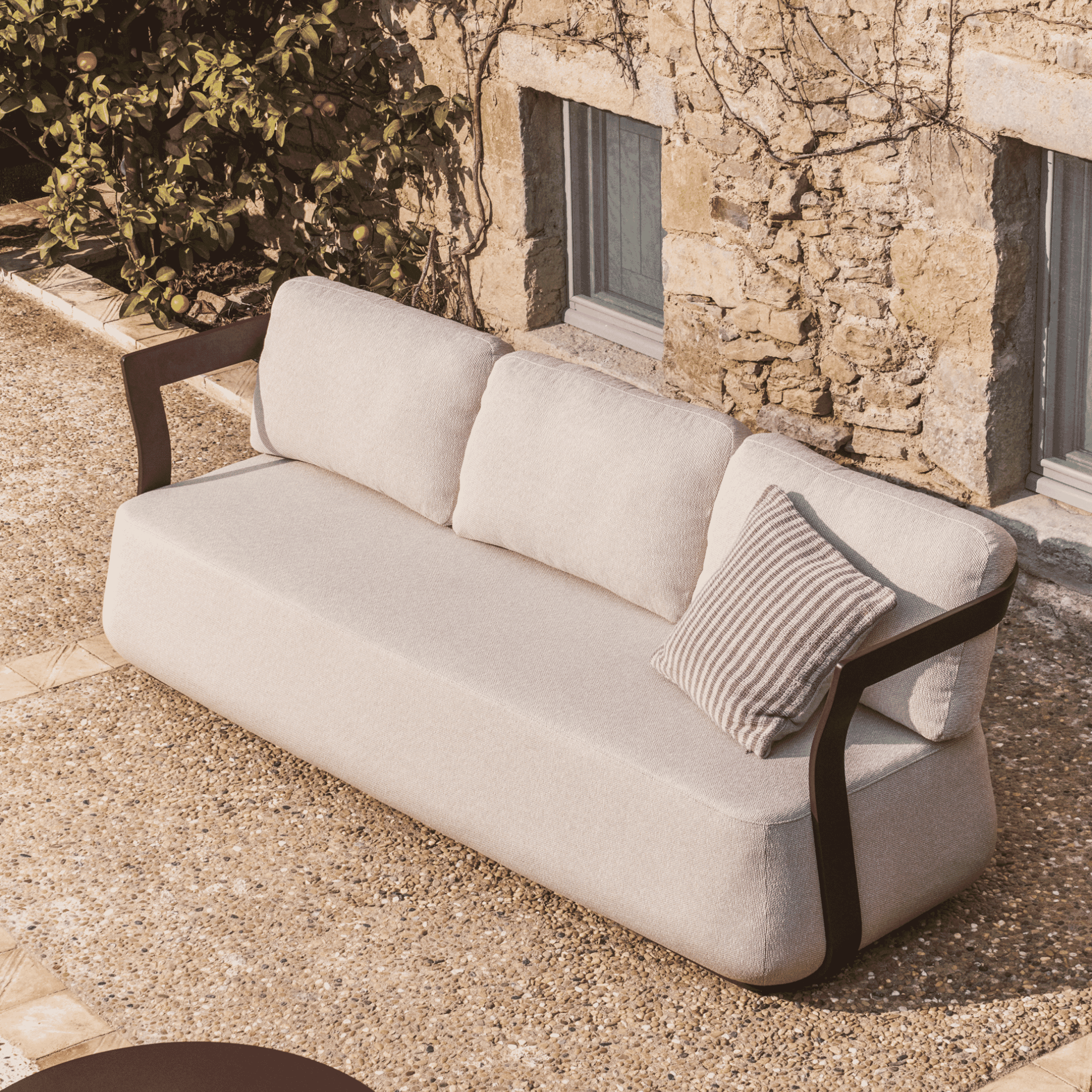 Kave Home 3-zits Loungebank 'Tamaris' 217cm