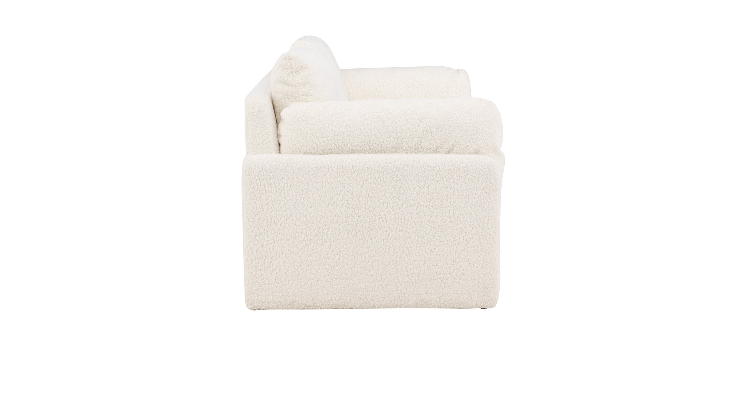 Nohr 2-zits Bank 'Reba' Teddy, kleur Wit