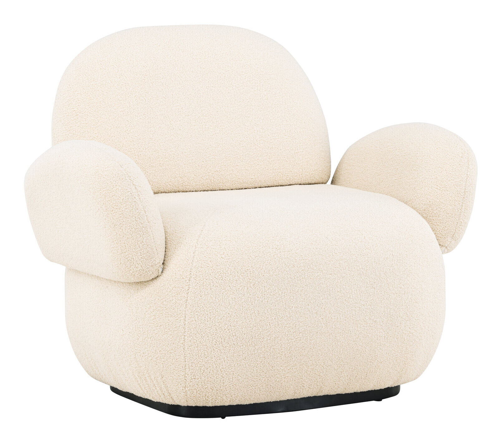 Nohr Fauteuil 'Ninamarie' Chenille, kleur Beige