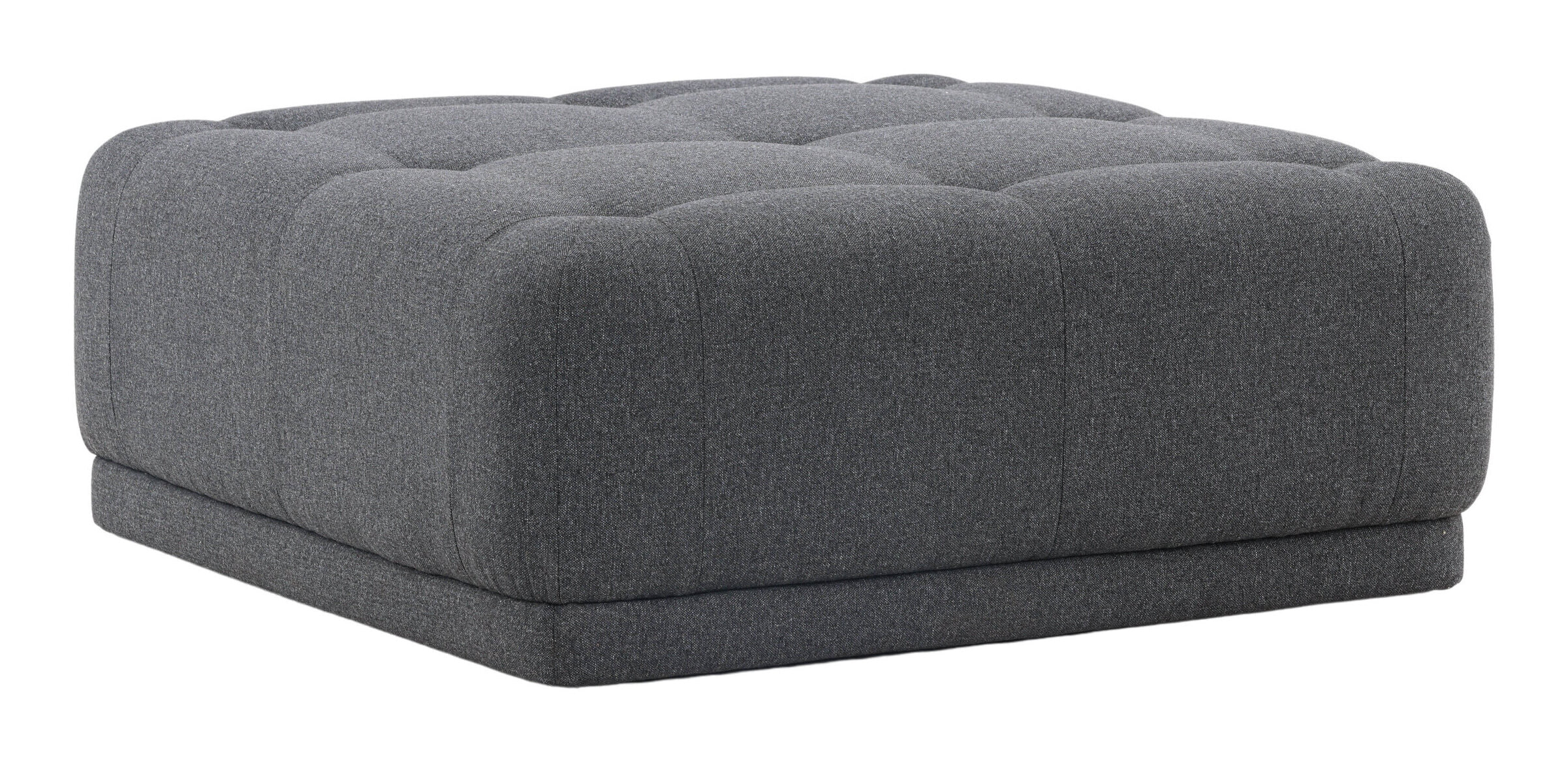 Nohr Poef 'Mickayla' 100 x 100cm, kleur Donkergrijs