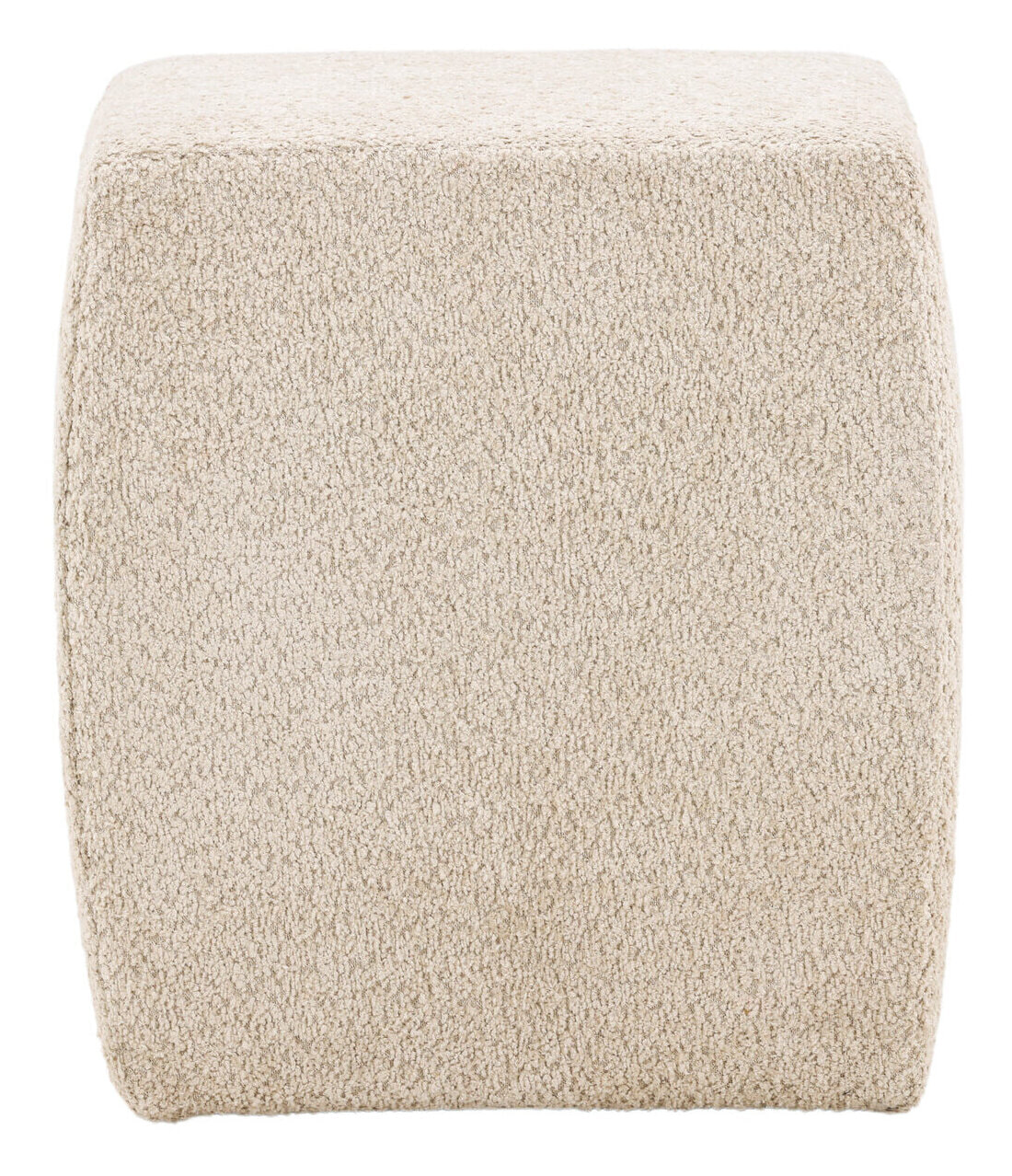 Nohr Poef 'Briane' Bouclé, kleur Beige
