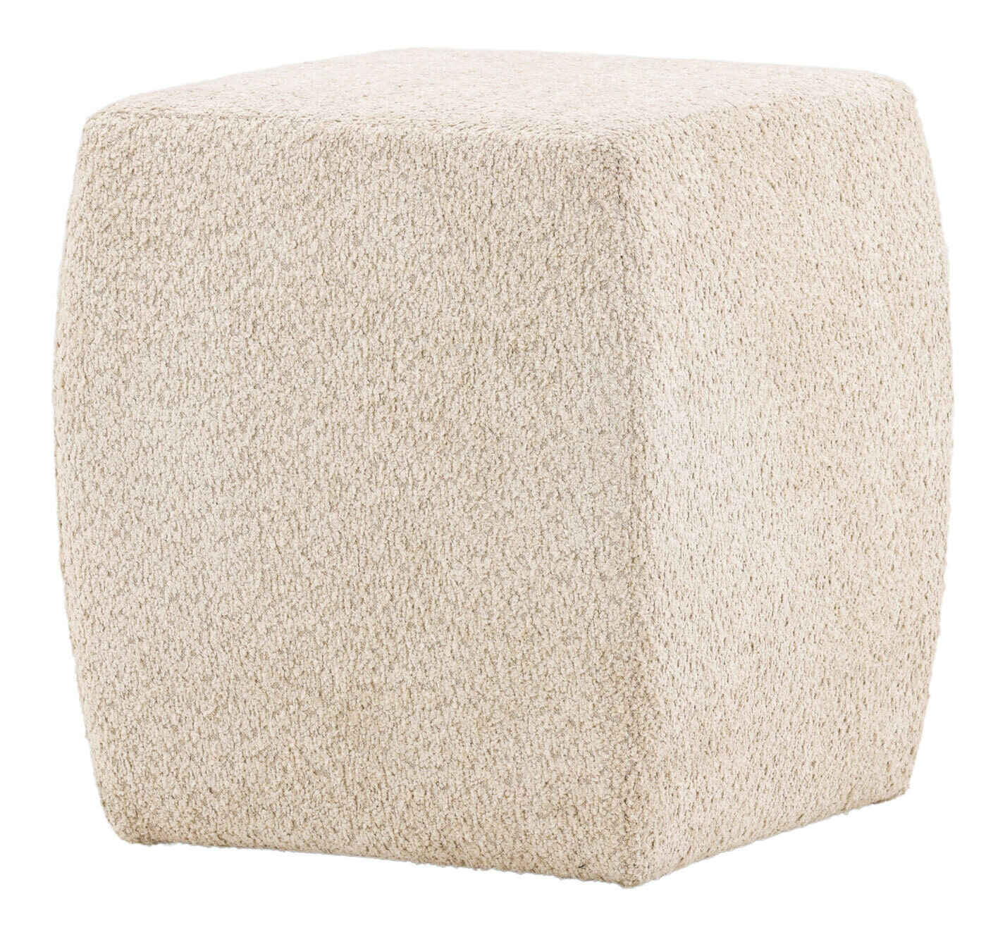 Nohr Poef 'Briane' Bouclé, kleur Beige