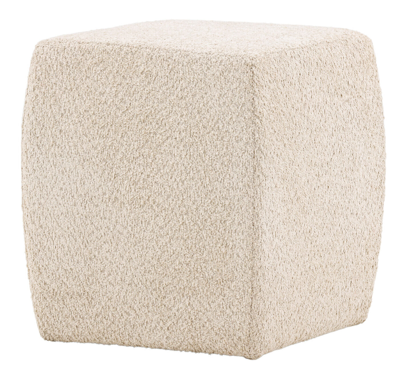 Nohr Poef 'Briane' Bouclé, kleur Beige