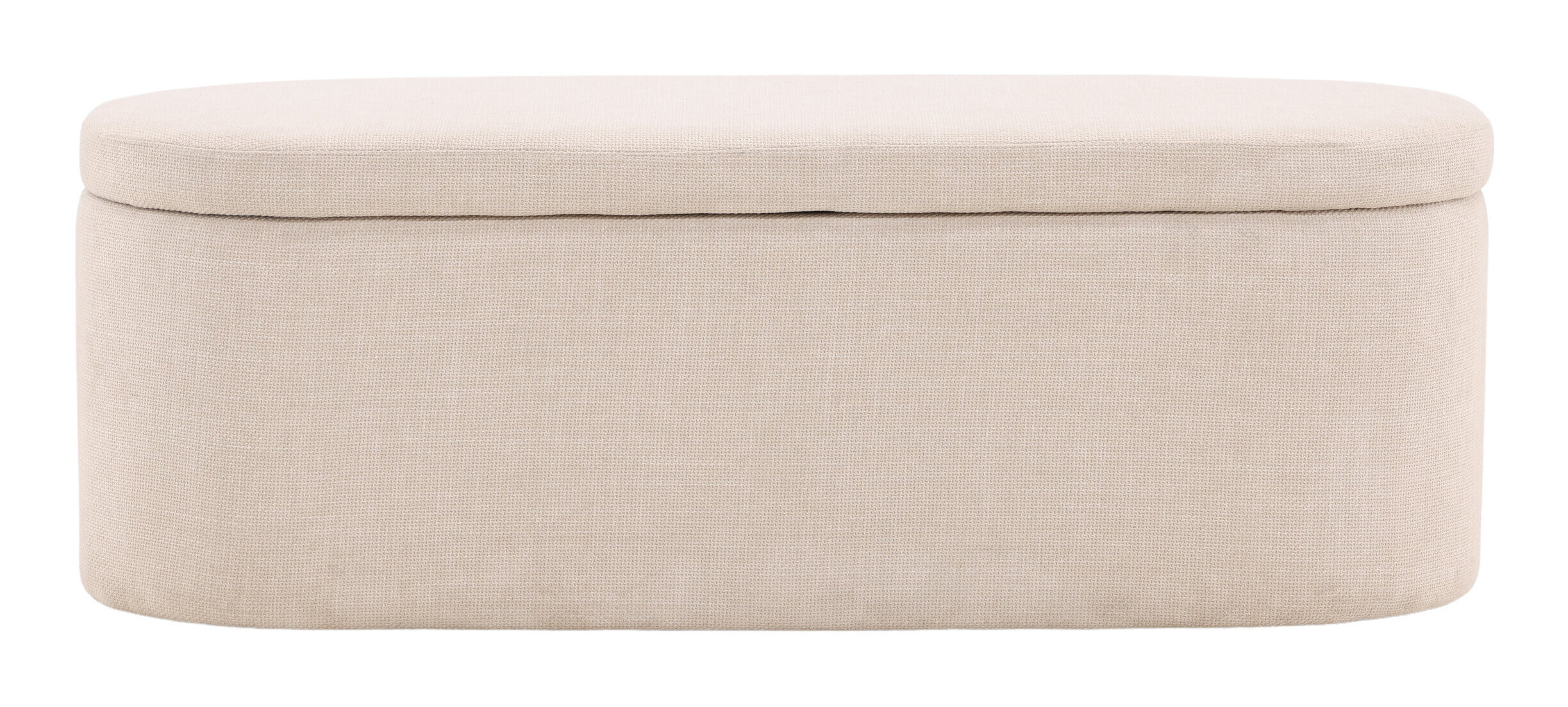 Nohr Poef 'Signilda' 130cm, kleur Off White