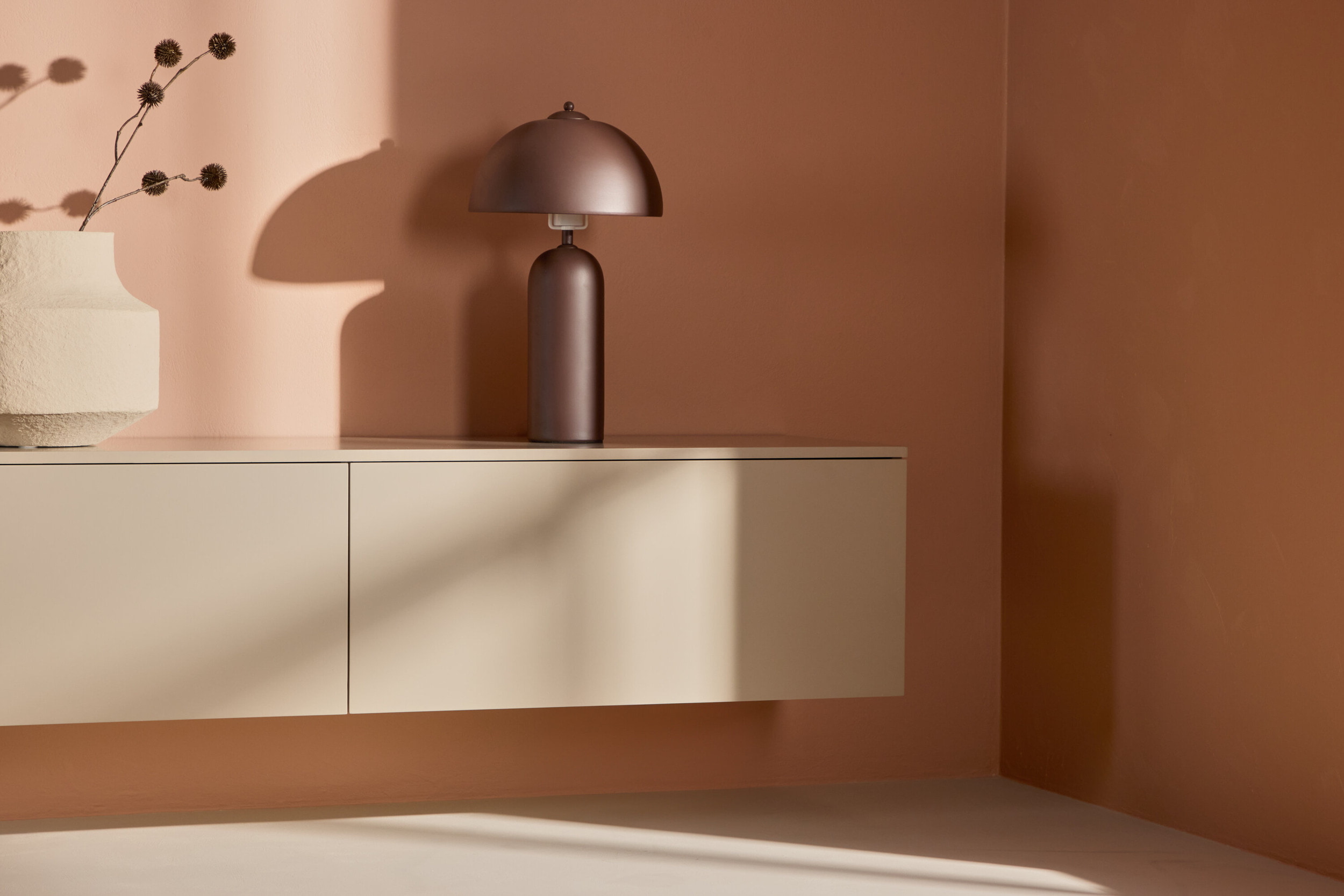 Nohr Zwevend TV-meubel 'Ericka' MDF, 160cm, kleur Beige