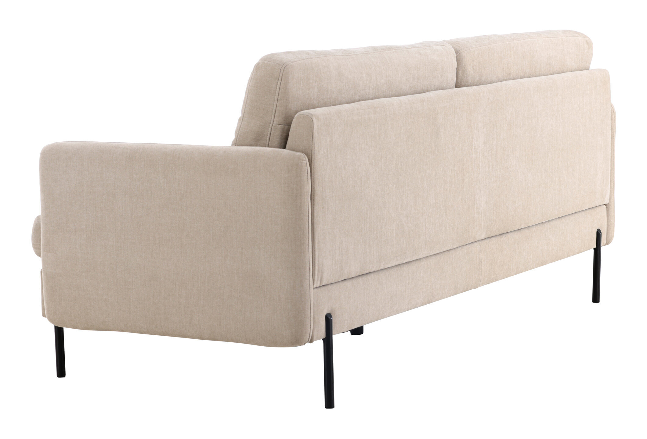 Nohr 3-zits Bank 'Janara' Velvet, 210cm, kleur Beige