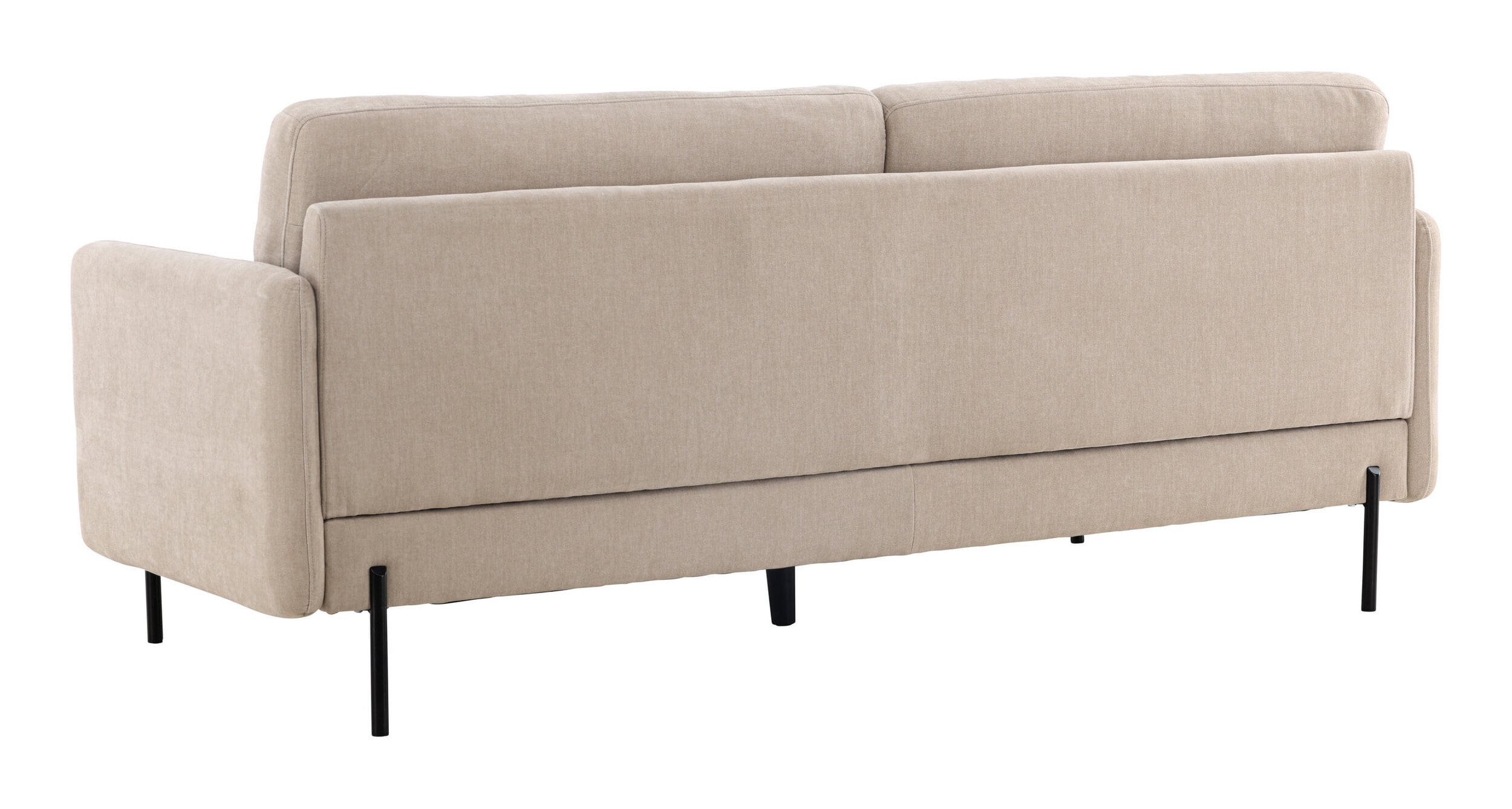 Nohr 3-zits Bank 'Janara' Velvet, 210cm, kleur Beige
